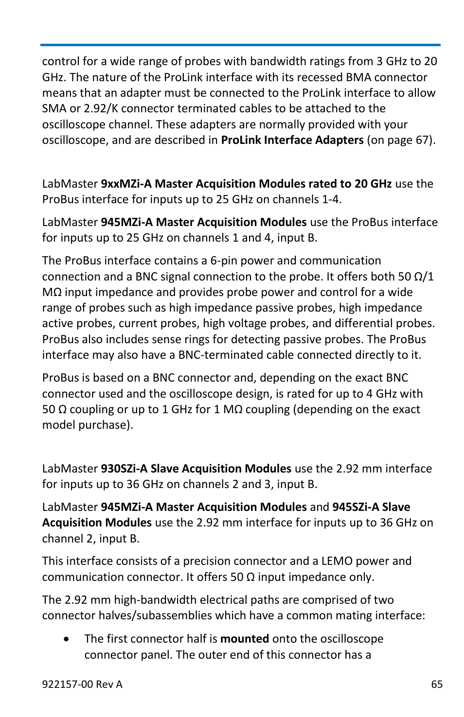 Teledyne LeCroy LabMaster 9Zi-A User Manual | Page 73 / 264