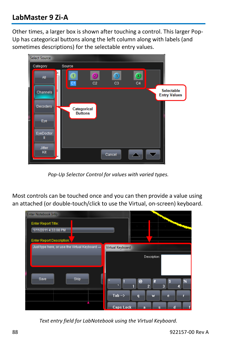 Labmaster 9 zi-a | Teledyne LeCroy LabMaster 9Zi-A User Manual | Page 96 / 264