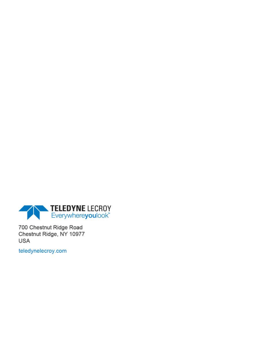Teledyne LeCroy LabMaster 10Zi Rackmount User Manual | Page 8 / 8
