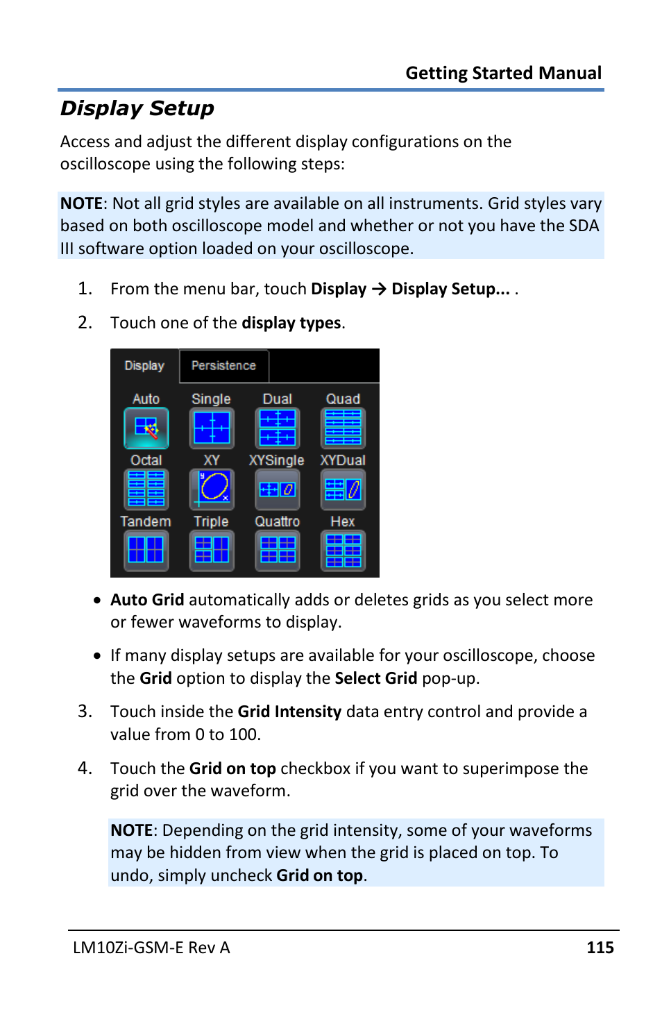 Teledyne LeCroy LabMaster 10Zi Getting Started Manual User Manual | Page 122 / 236