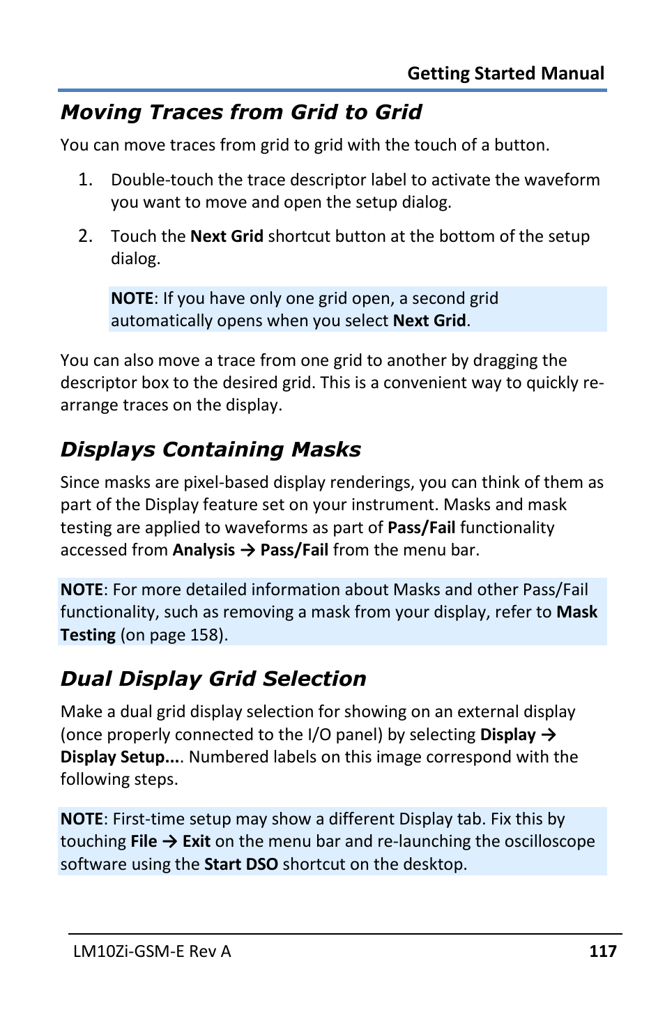 Teledyne LeCroy LabMaster 10Zi Getting Started Manual User Manual | Page 124 / 236