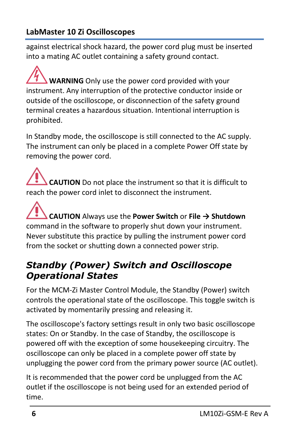 Teledyne LeCroy LabMaster 10Zi Getting Started Manual User Manual | Page 13 / 236