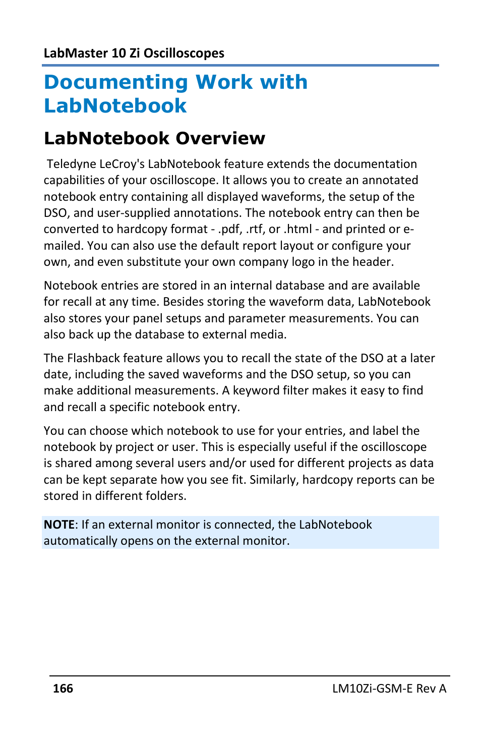 Teledyne LeCroy LabMaster 10Zi Getting Started Manual User Manual | Page 173 / 236