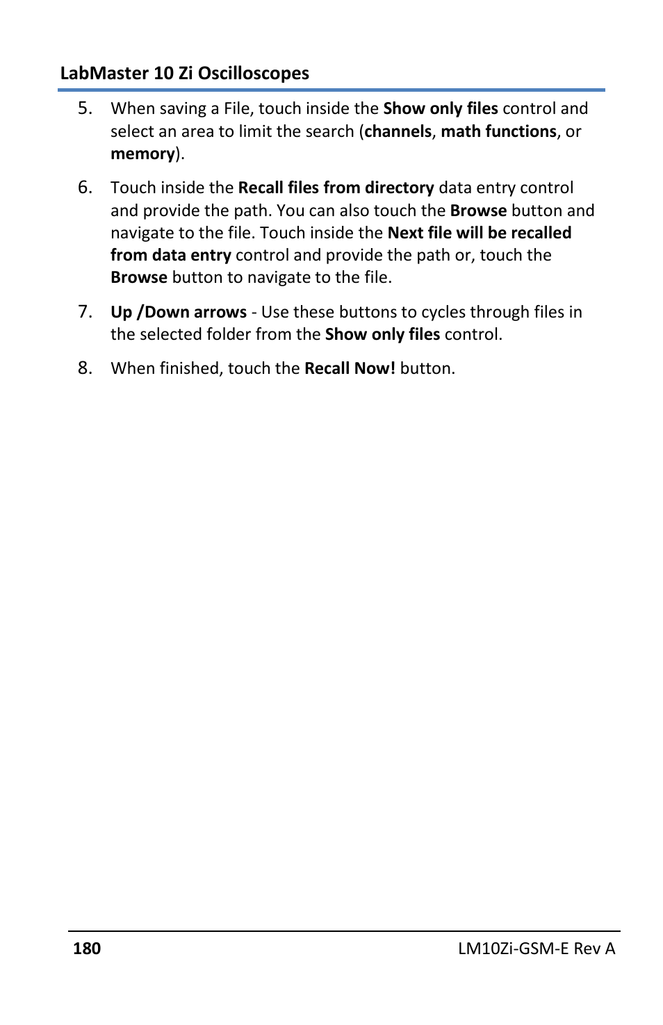 Teledyne LeCroy LabMaster 10Zi Getting Started Manual User Manual | Page 187 / 236