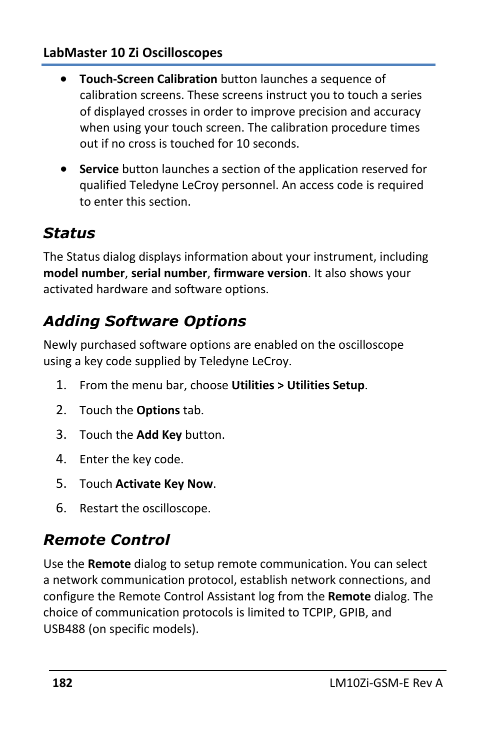 Teledyne LeCroy LabMaster 10Zi Getting Started Manual User Manual | Page 189 / 236
