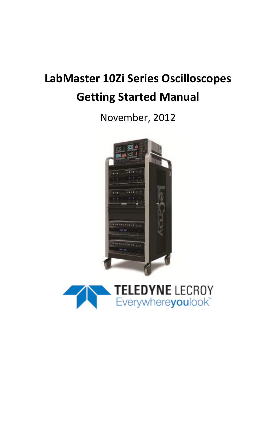 Teledyne LeCroy LabMaster 10Zi Getting Started Manual User Manual | Page 2 / 236