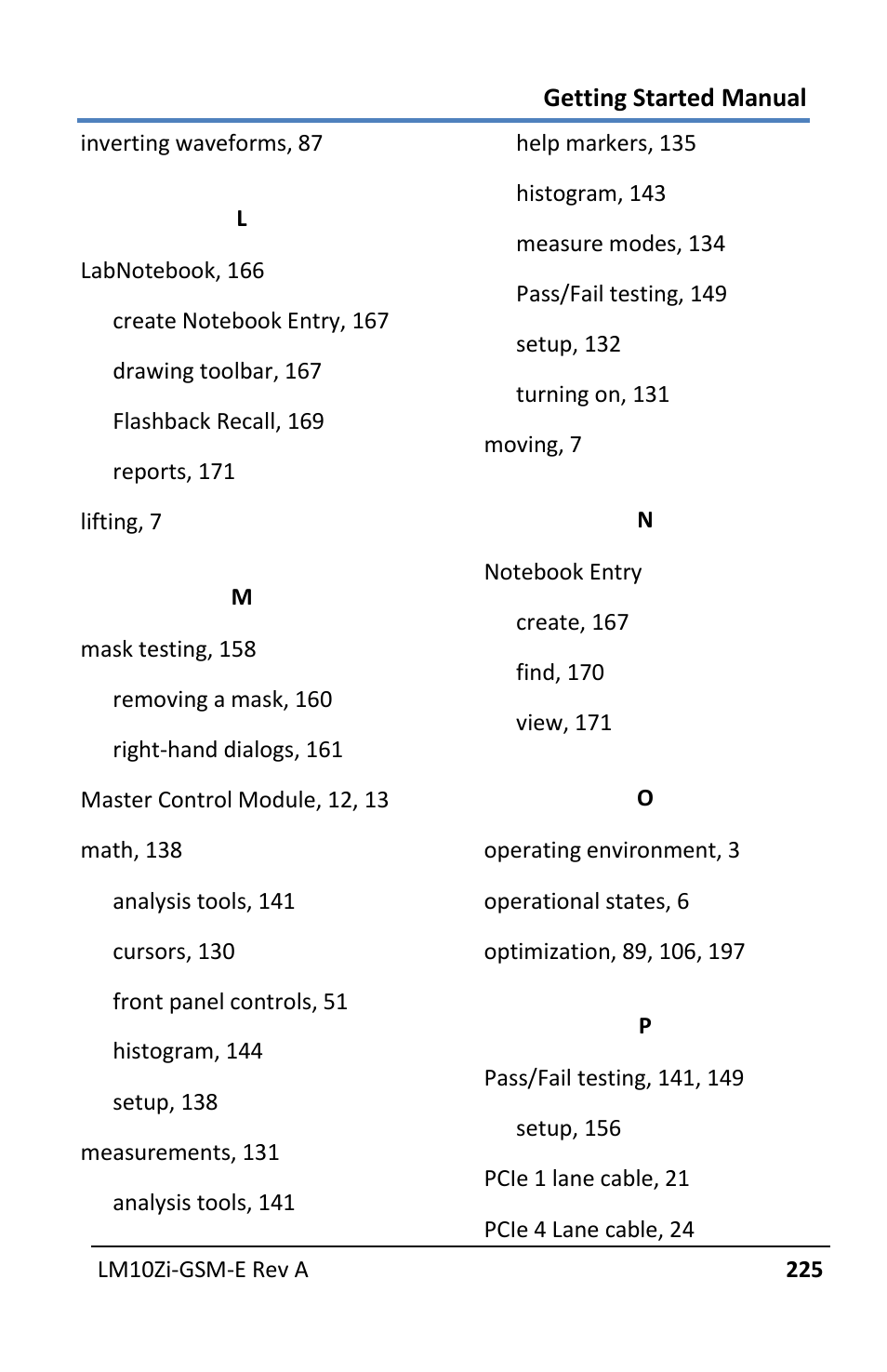 Teledyne LeCroy LabMaster 10Zi Getting Started Manual User Manual | Page 232 / 236