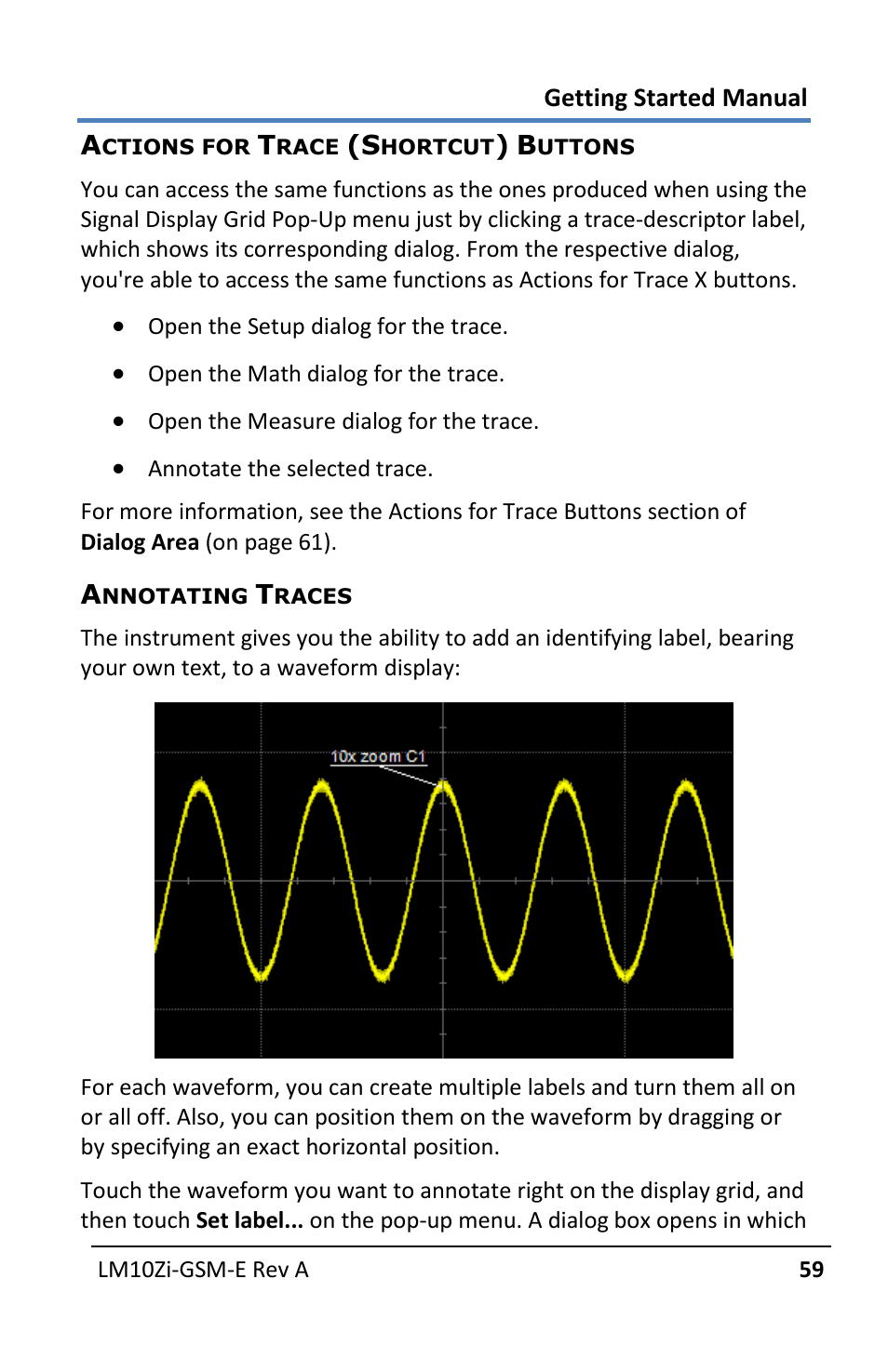 Teledyne LeCroy LabMaster 10Zi Getting Started Manual User Manual | Page 66 / 236
