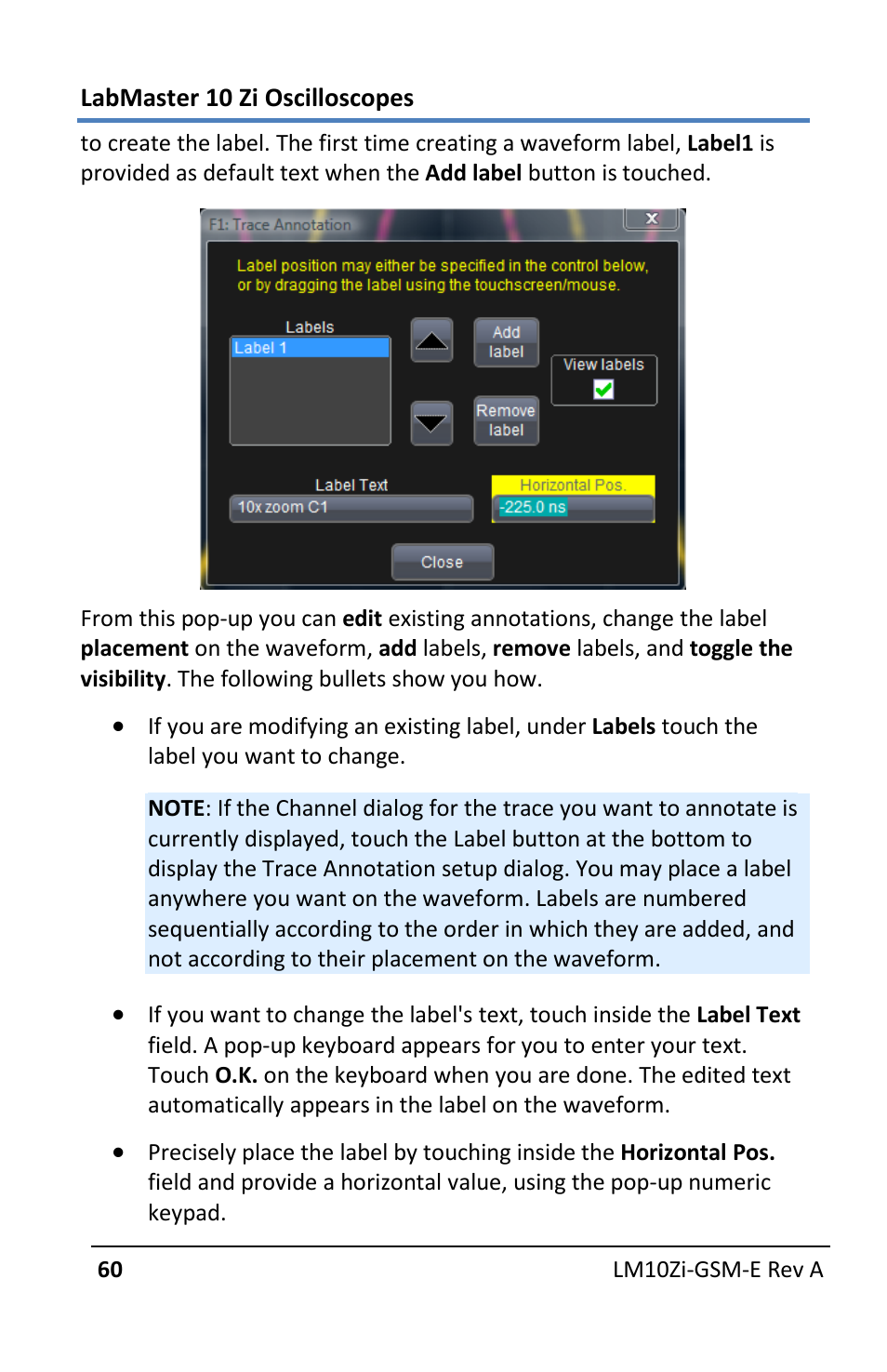 Teledyne LeCroy LabMaster 10Zi Getting Started Manual User Manual | Page 67 / 236