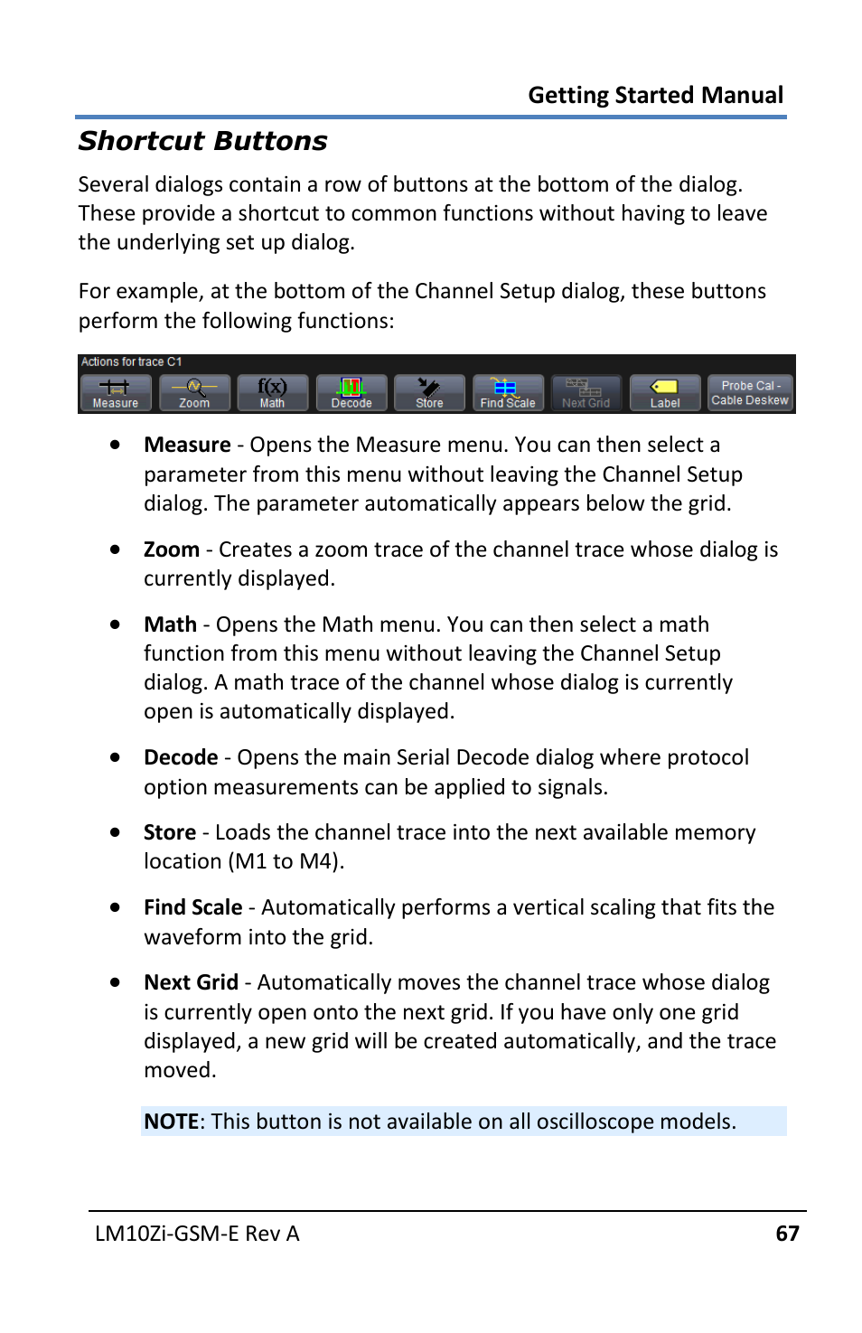 Teledyne LeCroy LabMaster 10Zi Getting Started Manual User Manual | Page 74 / 236