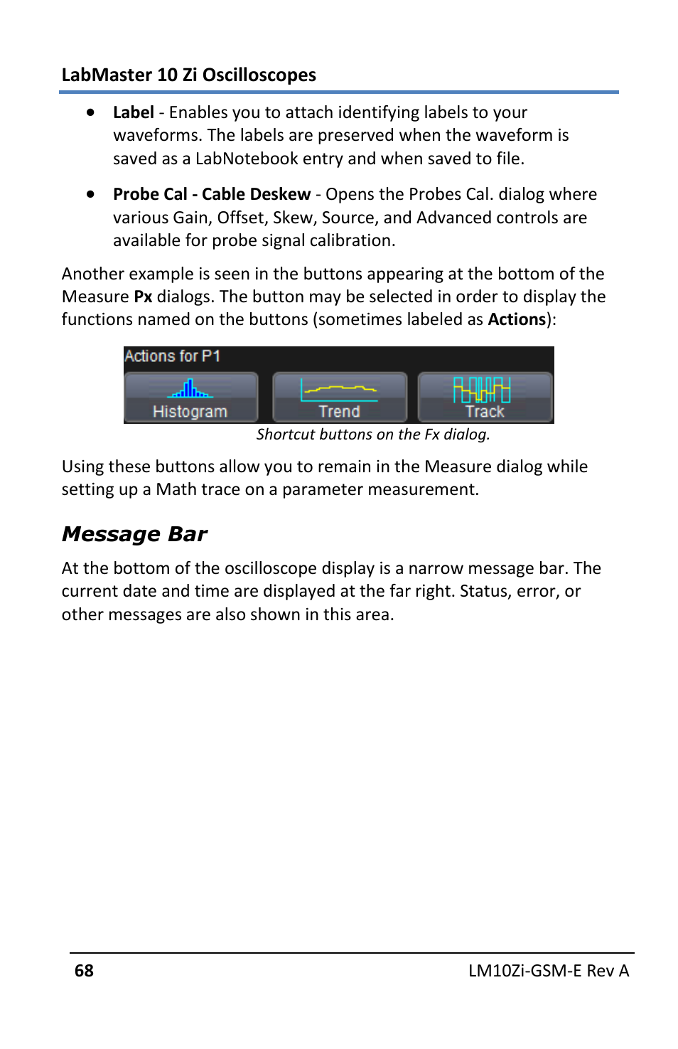 Teledyne LeCroy LabMaster 10Zi Getting Started Manual User Manual | Page 75 / 236