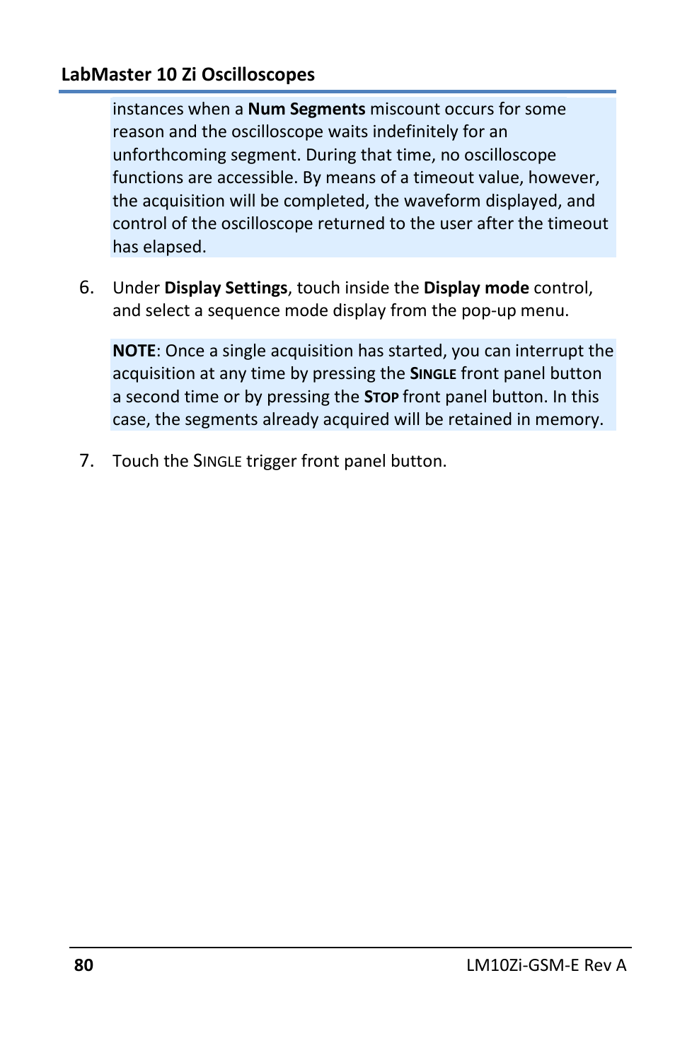 Teledyne LeCroy LabMaster 10Zi Getting Started Manual User Manual | Page 87 / 236