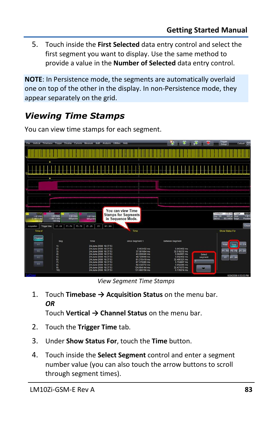Teledyne LeCroy LabMaster 10Zi Getting Started Manual User Manual | Page 90 / 236