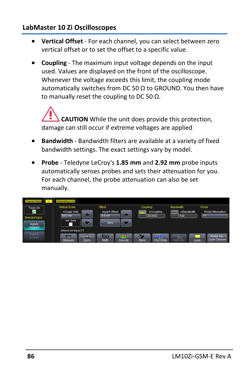 Teledyne LeCroy LabMaster 10Zi Getting Started Manual User Manual | Page 93 / 236