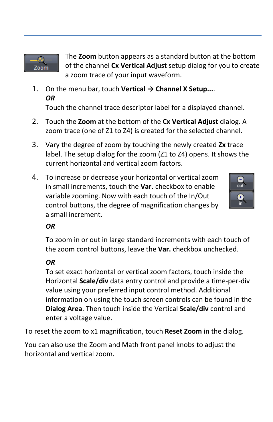 Zooming a single channel | Teledyne LeCroy LabMaster 10Zi Operators Manual User Manual | Page 109 / 198