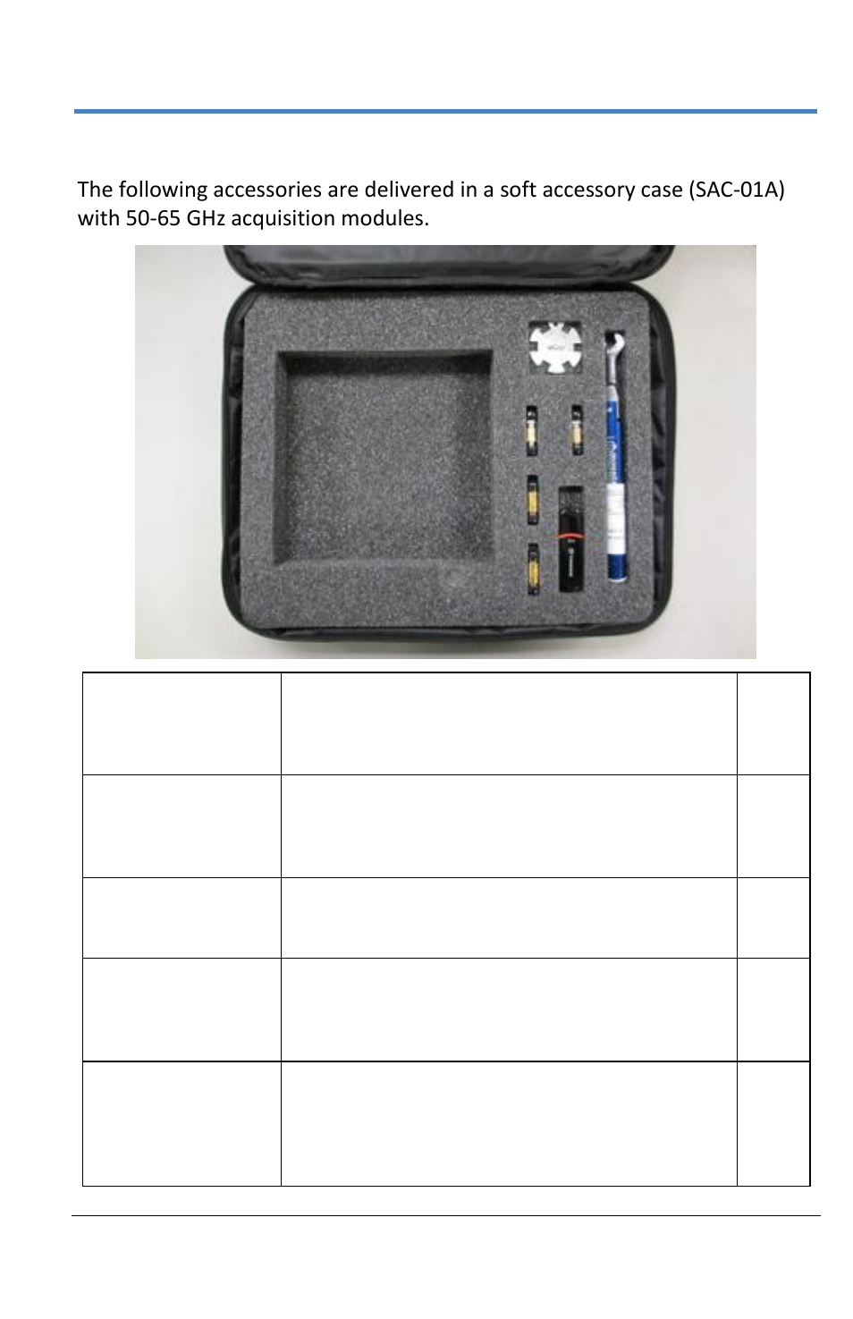 Standard high bandwidth accessories, Getting started manual | Teledyne LeCroy LabMaster 10Zi Operators Manual User Manual | Page 23 / 198