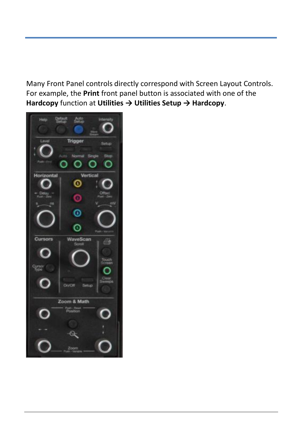 Basic controls, Front panel control groups | Teledyne LeCroy LabMaster 10Zi Operators Manual User Manual | Page 45 / 198