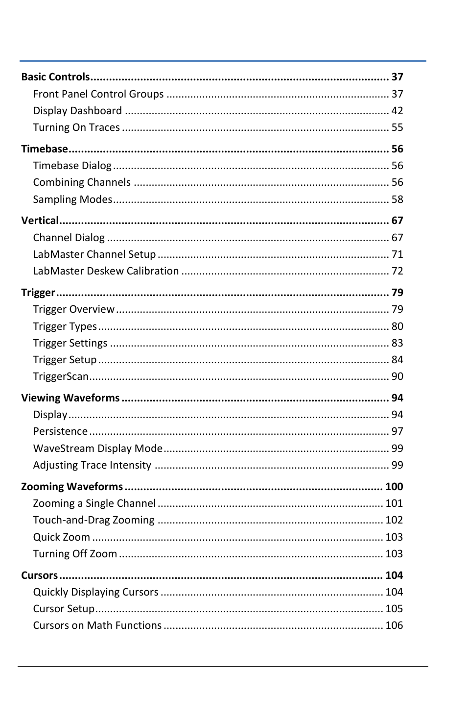 Teledyne LeCroy LabMaster 10Zi Operators Manual User Manual | Page 6 / 198
