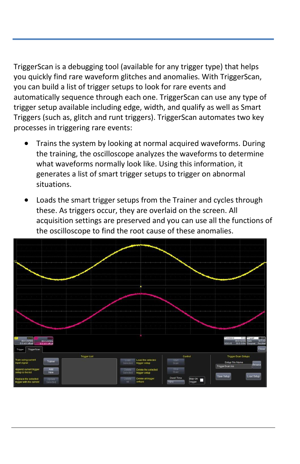 Triggerscan | Teledyne LeCroy LabMaster 10Zi Operators Manual User Manual | Page 98 / 198