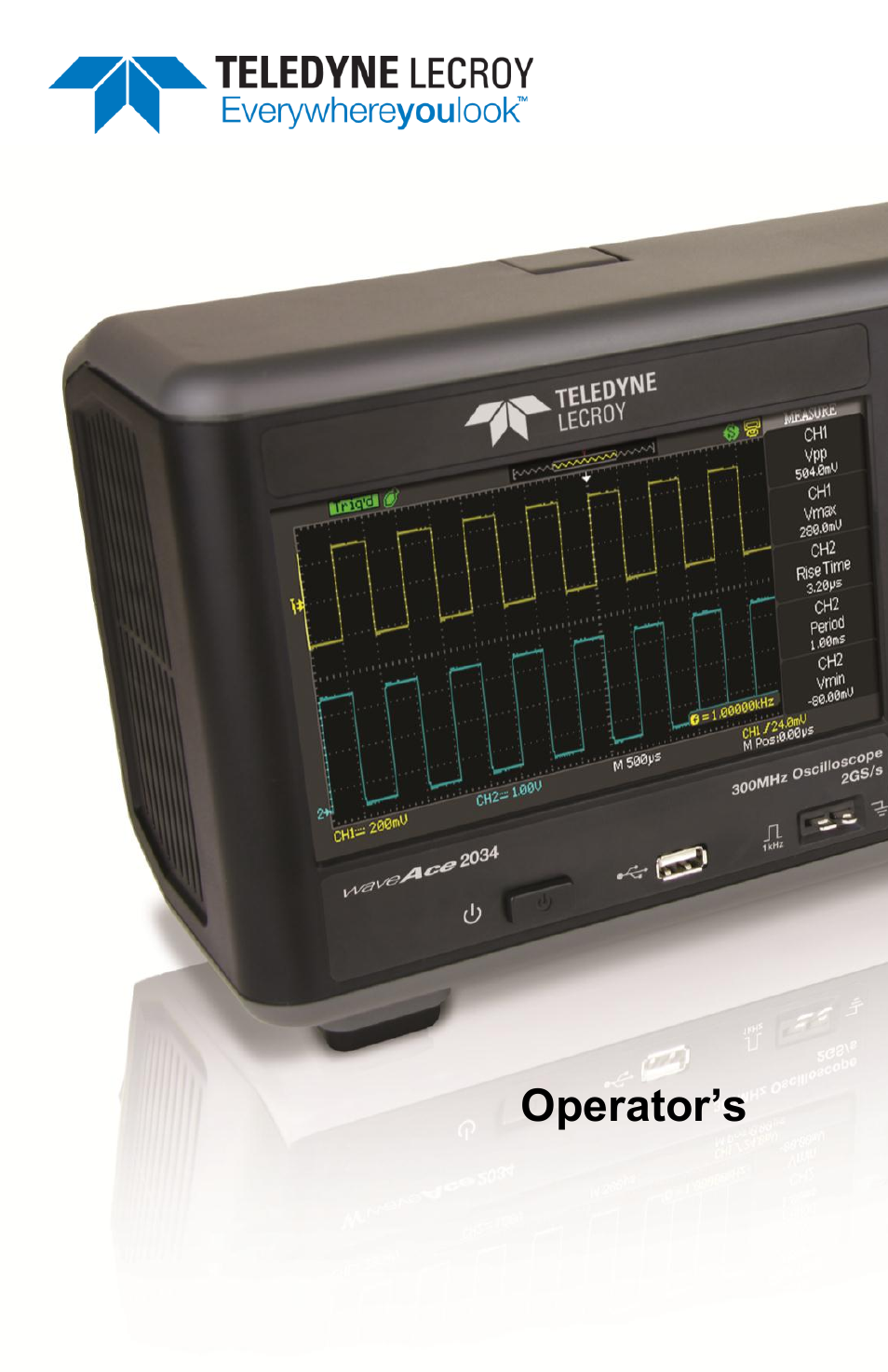Teledyne LeCroy WaveAce 1000_2000 User Manual | 108 pages
