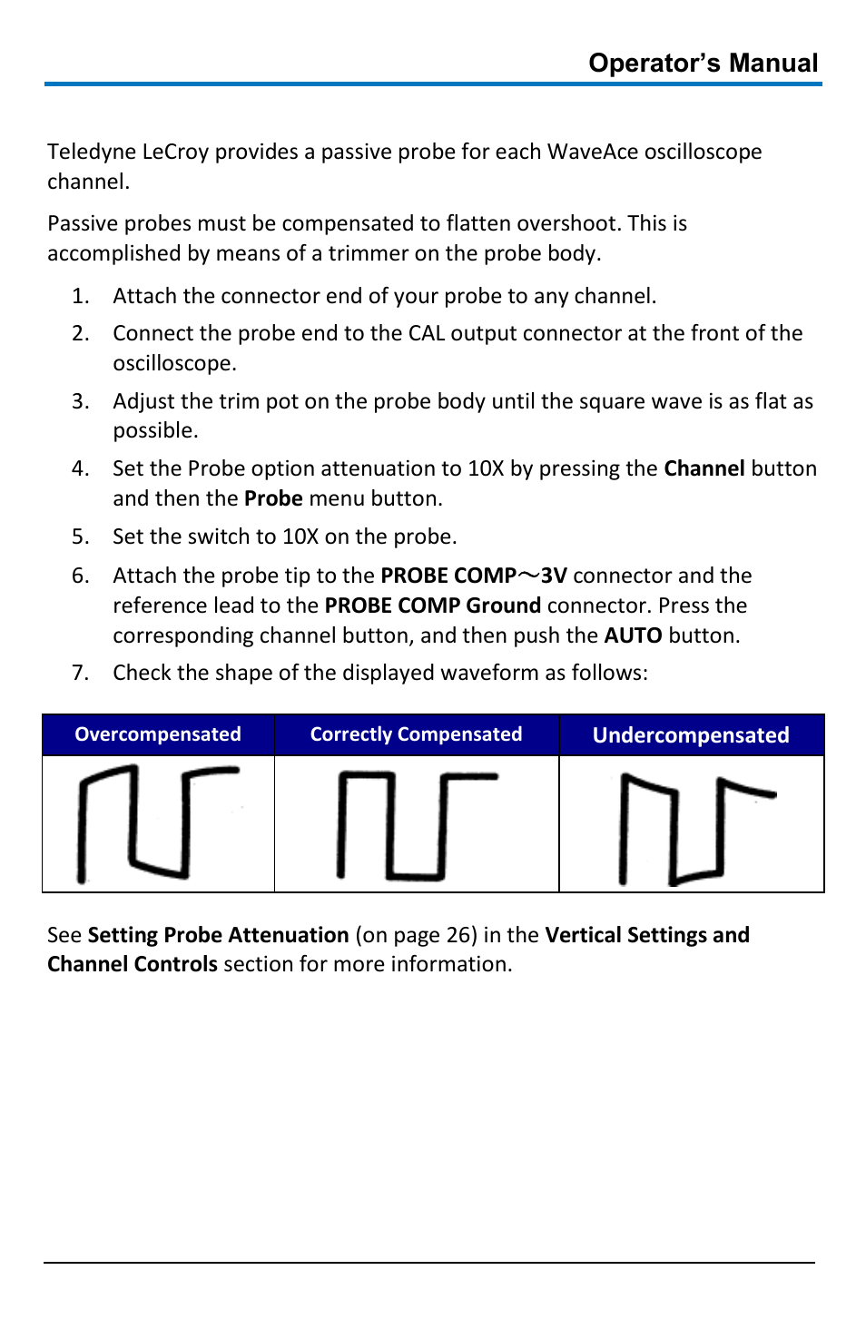 Probes | Teledyne LeCroy WaveAce 1000_2000 User Manual | Page 23 / 108