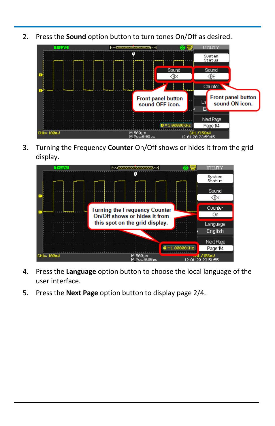 Teledyne LeCroy WaveAce 1000_2000 User Manual | Page 76 / 108
