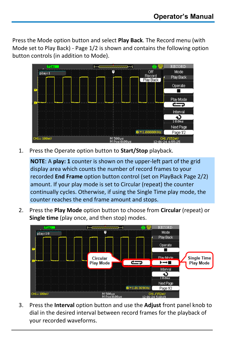 Operator’s manual | Teledyne LeCroy WaveAce 1000_2000 User Manual | Page 93 / 108