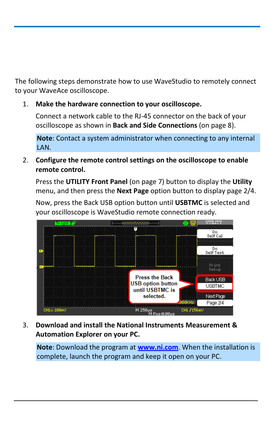 Reference | Teledyne LeCroy WaveAce 1000_2000 User Manual | Page 96 / 108