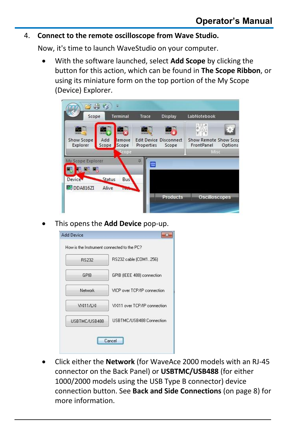 Operator’s manual | Teledyne LeCroy WaveAce 1000_2000 User Manual | Page 97 / 108