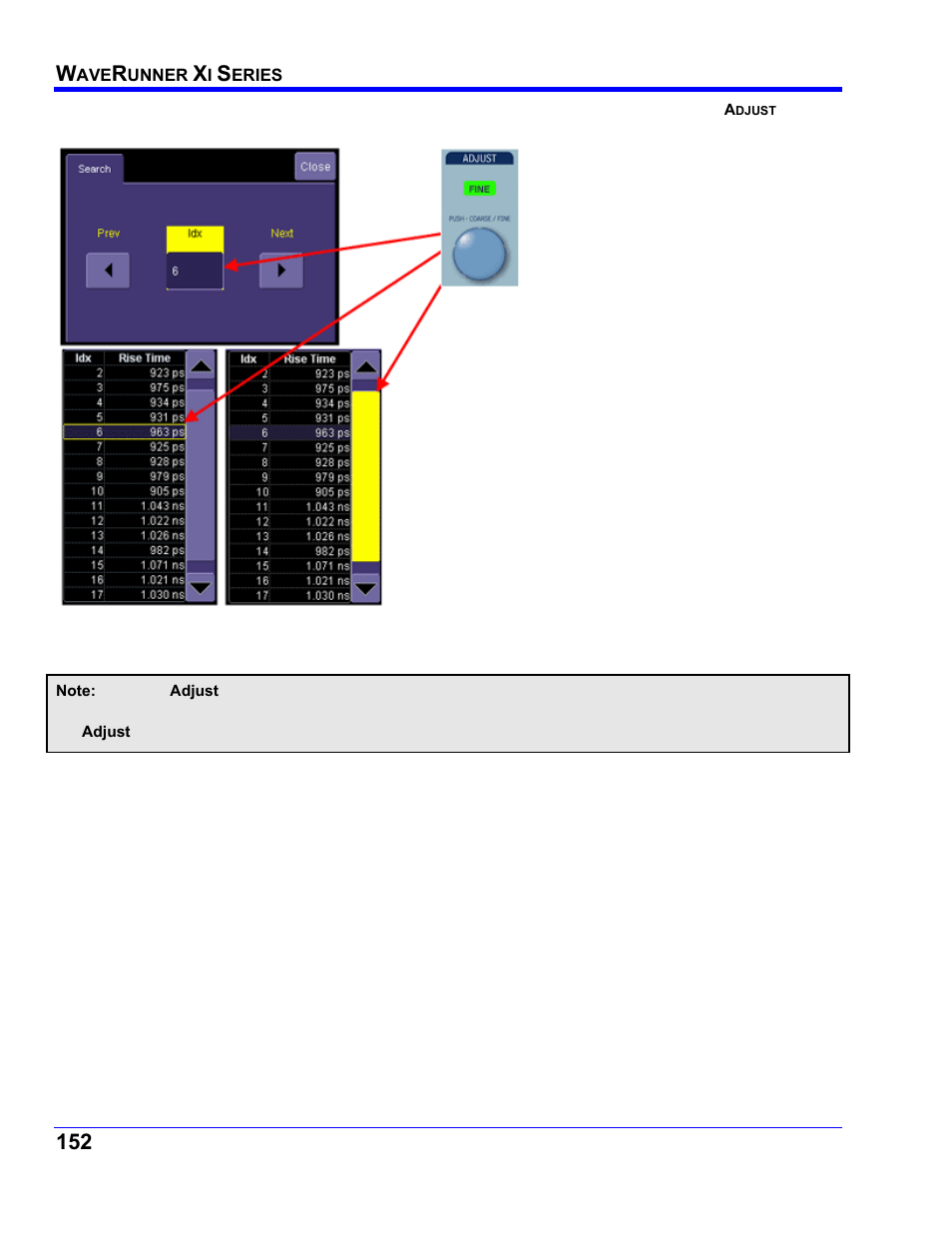 Teledyne LeCroy WaveRunner XI SERIES Operator’s Manual User Manual | Page 152 / 233