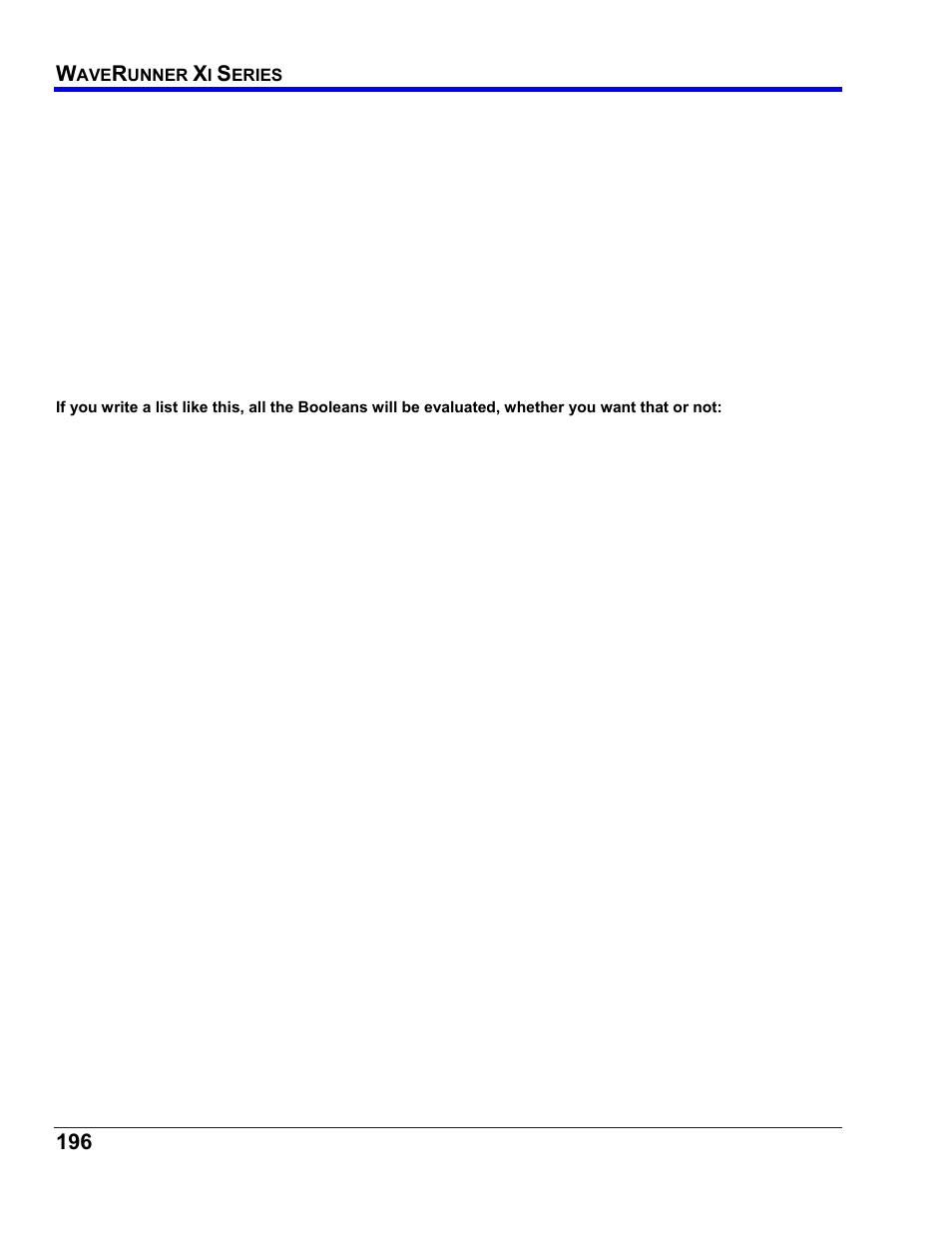 Summary of if . . . . then . . . . else, Select case | Teledyne LeCroy WaveRunner XI SERIES Operator’s Manual User Manual | Page 196 / 233