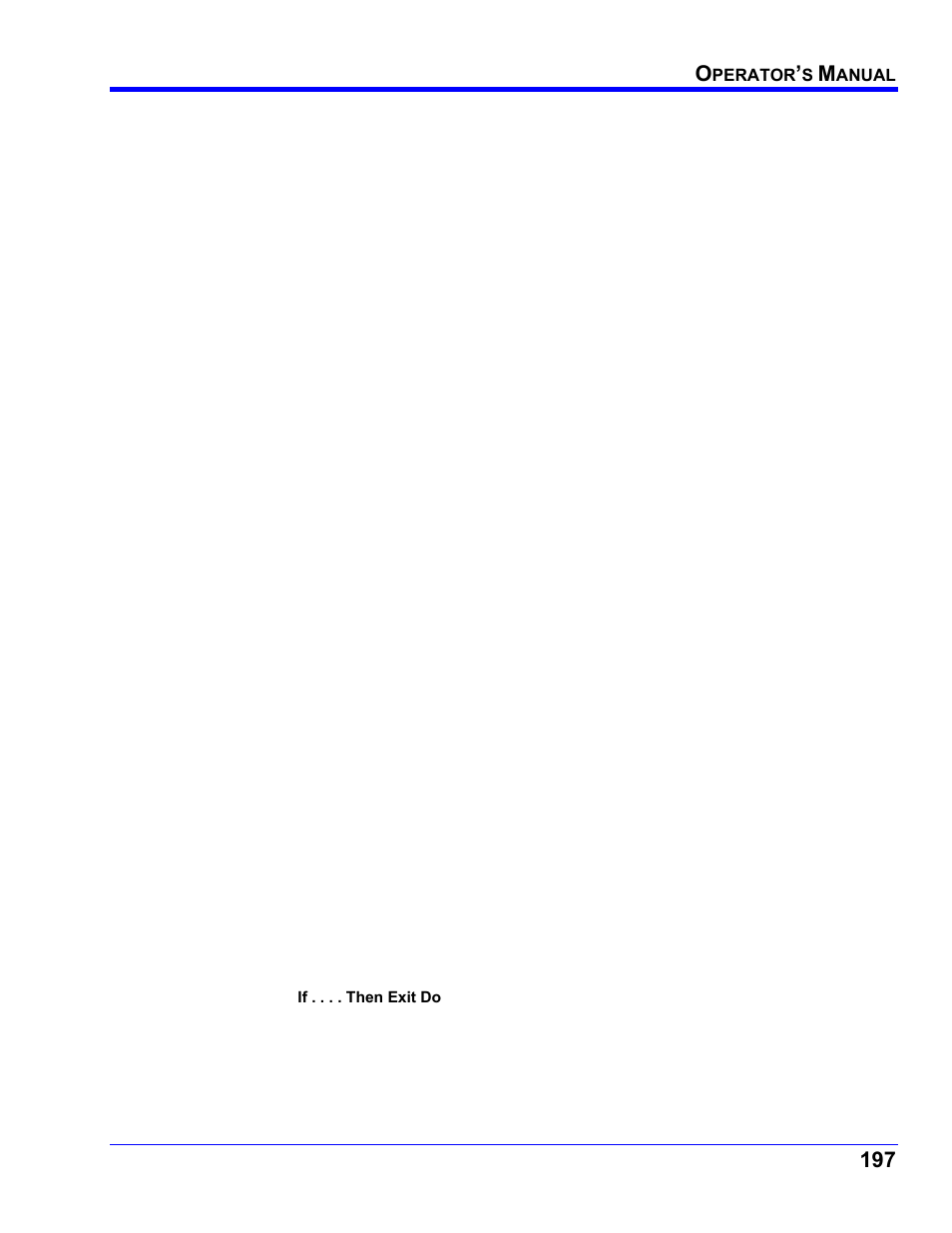 Summary of select case . . . . end select, Do . . . loop | Teledyne LeCroy WaveRunner XI SERIES Operator’s Manual User Manual | Page 197 / 233