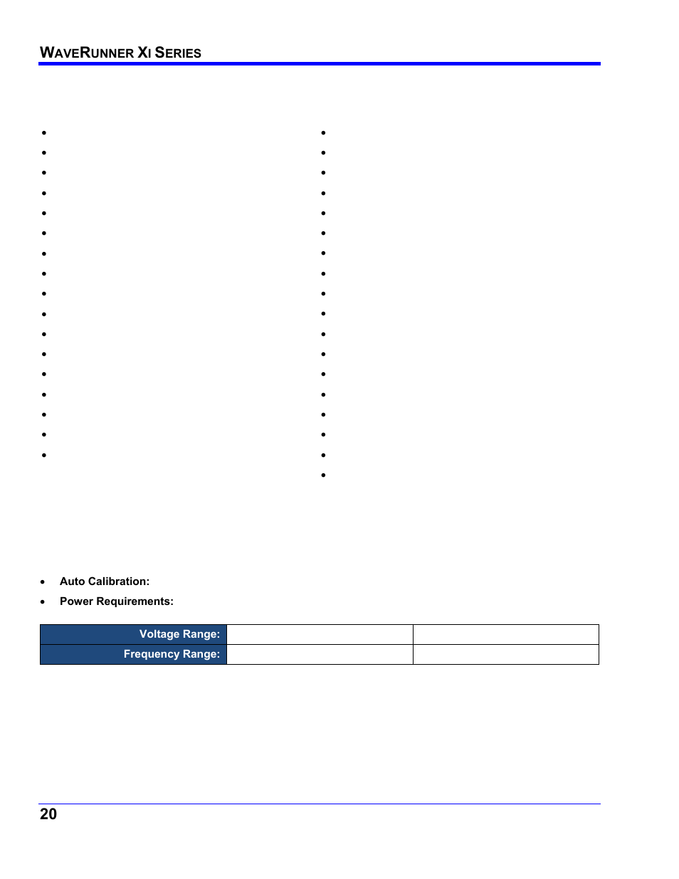 Measure tools (standard), Pass/fail testing, General | Teledyne LeCroy WaveRunner XI SERIES Operator’s Manual User Manual | Page 20 / 233