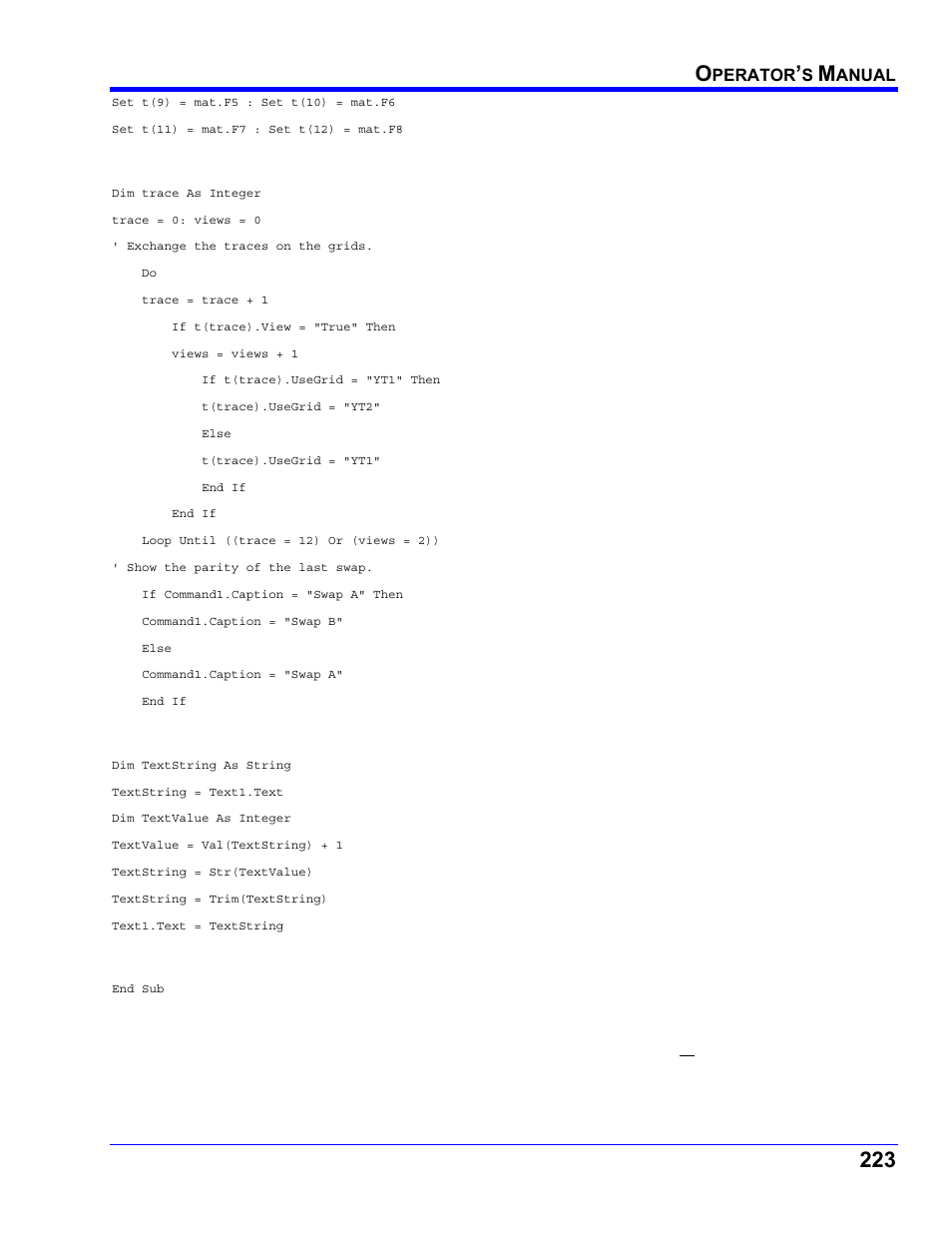 Teledyne LeCroy WaveRunner XI SERIES Operator’s Manual User Manual | Page 223 / 233