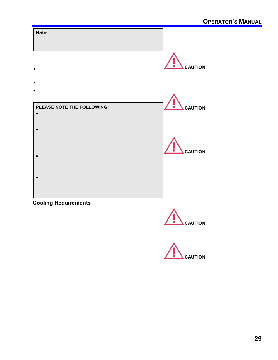 Cooling requirements | Teledyne LeCroy WaveRunner XI SERIES Operator’s Manual User Manual | Page 29 / 233