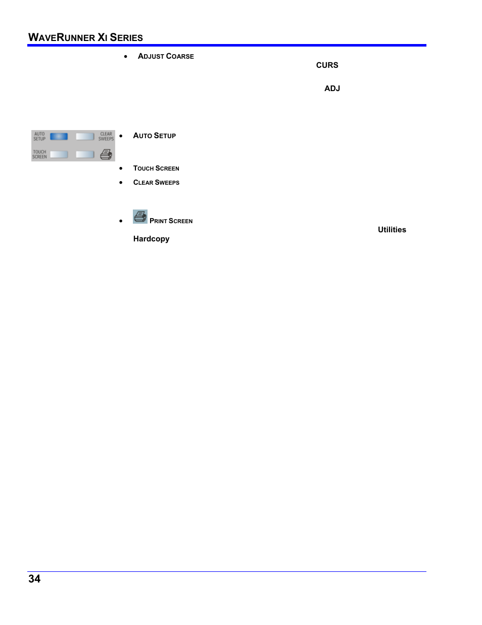 General control buttons | Teledyne LeCroy WaveRunner XI SERIES Operator’s Manual User Manual | Page 34 / 233