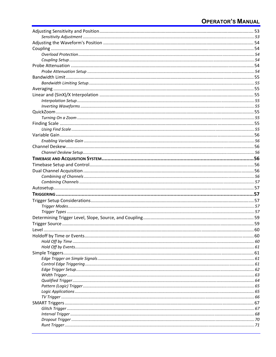 Teledyne LeCroy WaveRunner XI SERIES Operator’s Manual User Manual | Page 5 / 233