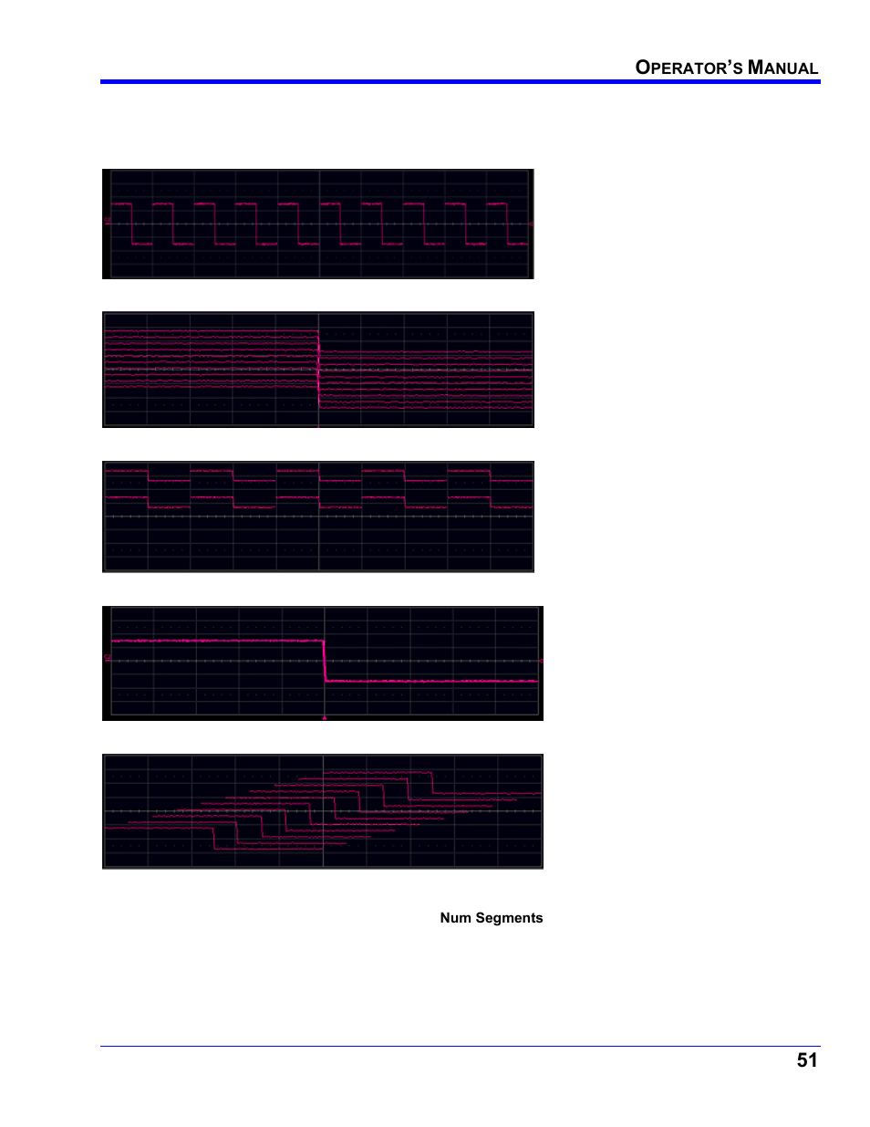 Sequence display modes, Adjacent, Waterfall (cascaded) | Mosaic (tiled), Overlay, Perspective | Teledyne LeCroy WaveRunner XI SERIES Operator’s Manual User Manual | Page 51 / 233