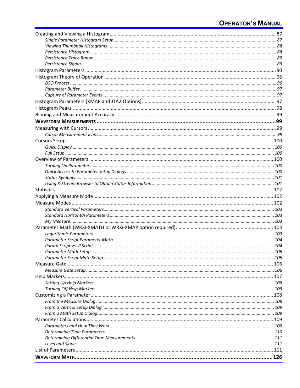 Teledyne LeCroy WaveRunner XI SERIES Operator’s Manual User Manual | Page 7 / 233