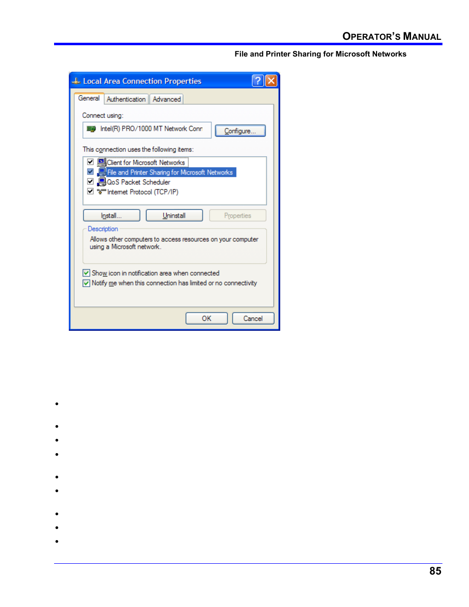 Windows setups, Guidelines for working in windows | Teledyne LeCroy WaveRunner XI SERIES Operator’s Manual User Manual | Page 85 / 233