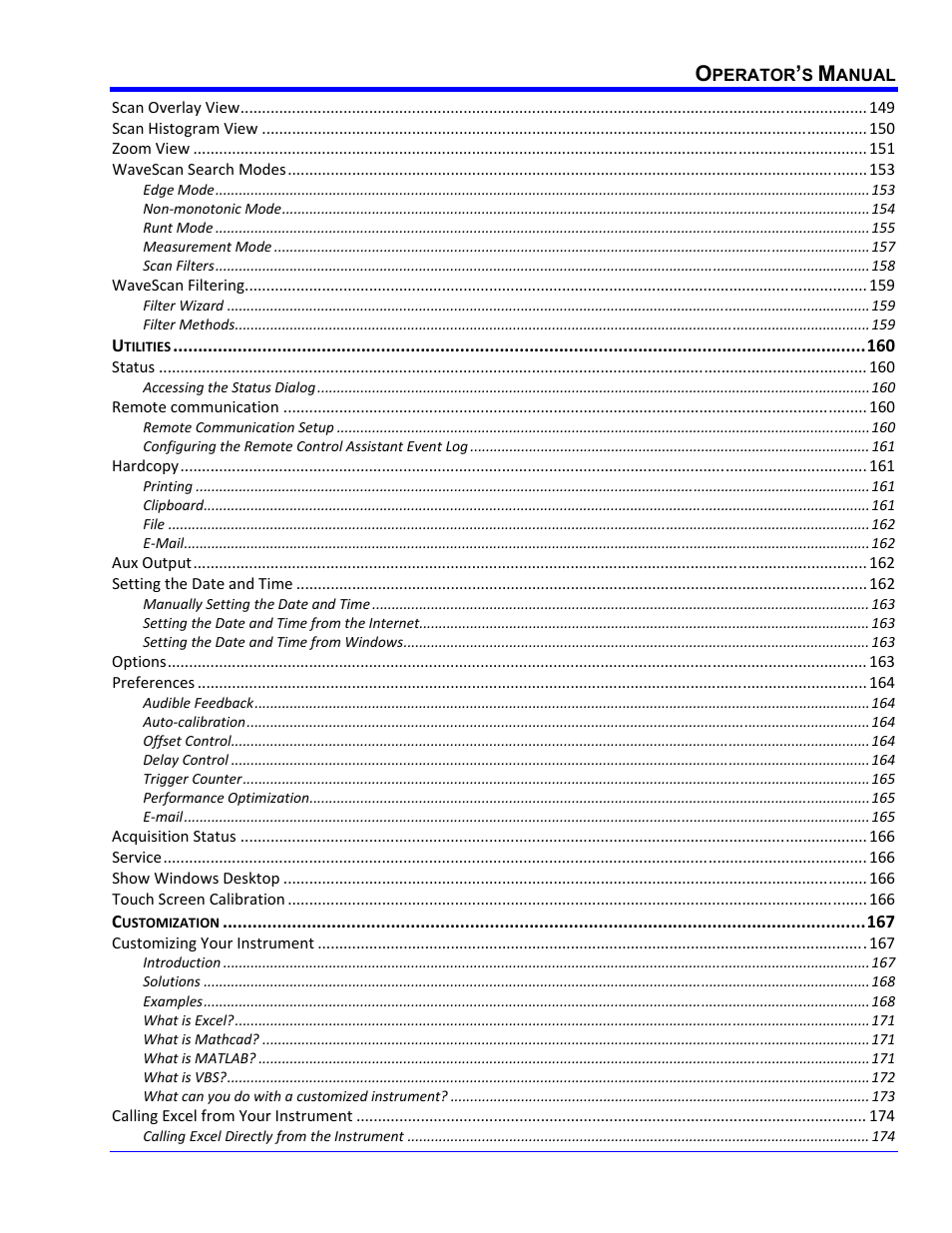 Teledyne LeCroy WaveRunner XI SERIES Operator’s Manual User Manual | Page 9 / 233