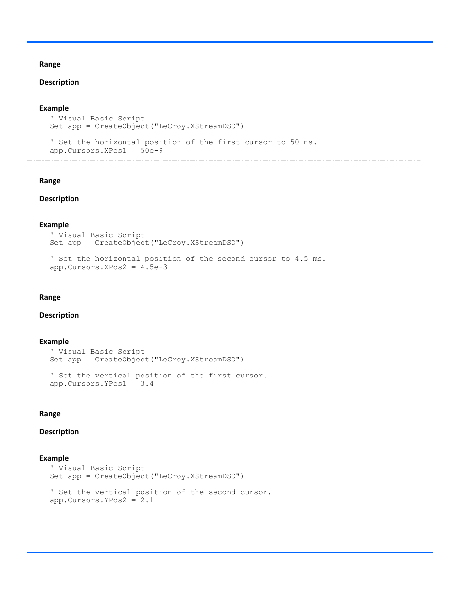 Display | Teledyne LeCroy WavePro Automation Command User Manual | Page 102 / 667