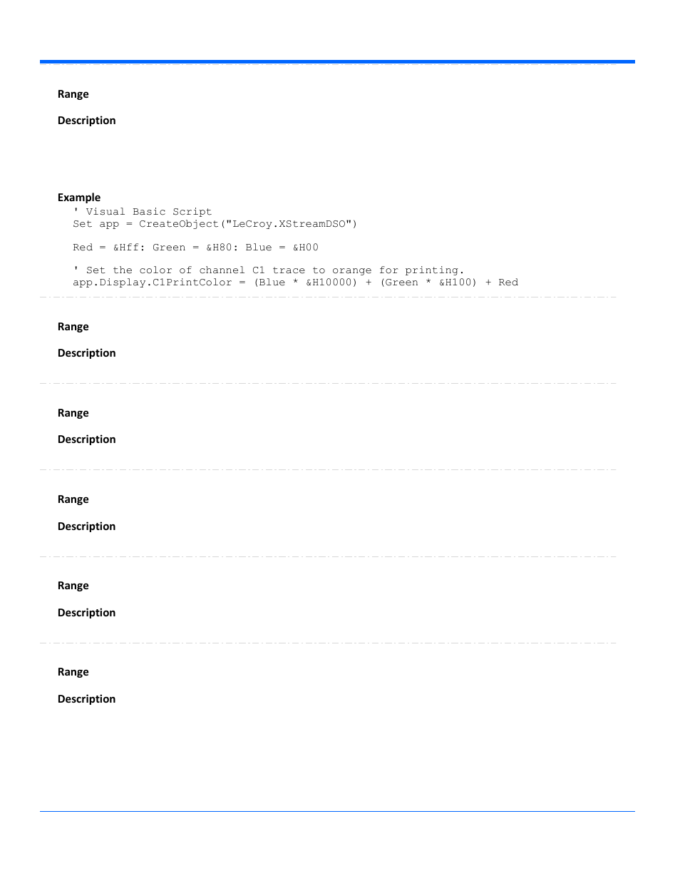 Teledyne LeCroy WavePro Automation Command User Manual | Page 106 / 667