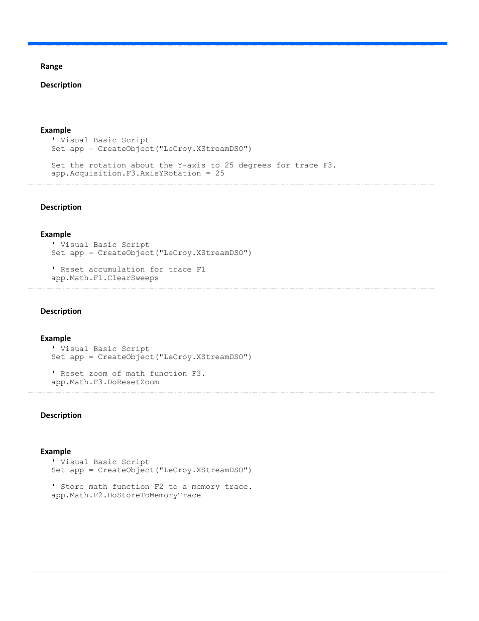 Teledyne LeCroy WavePro Automation Command User Manual | Page 152 / 667