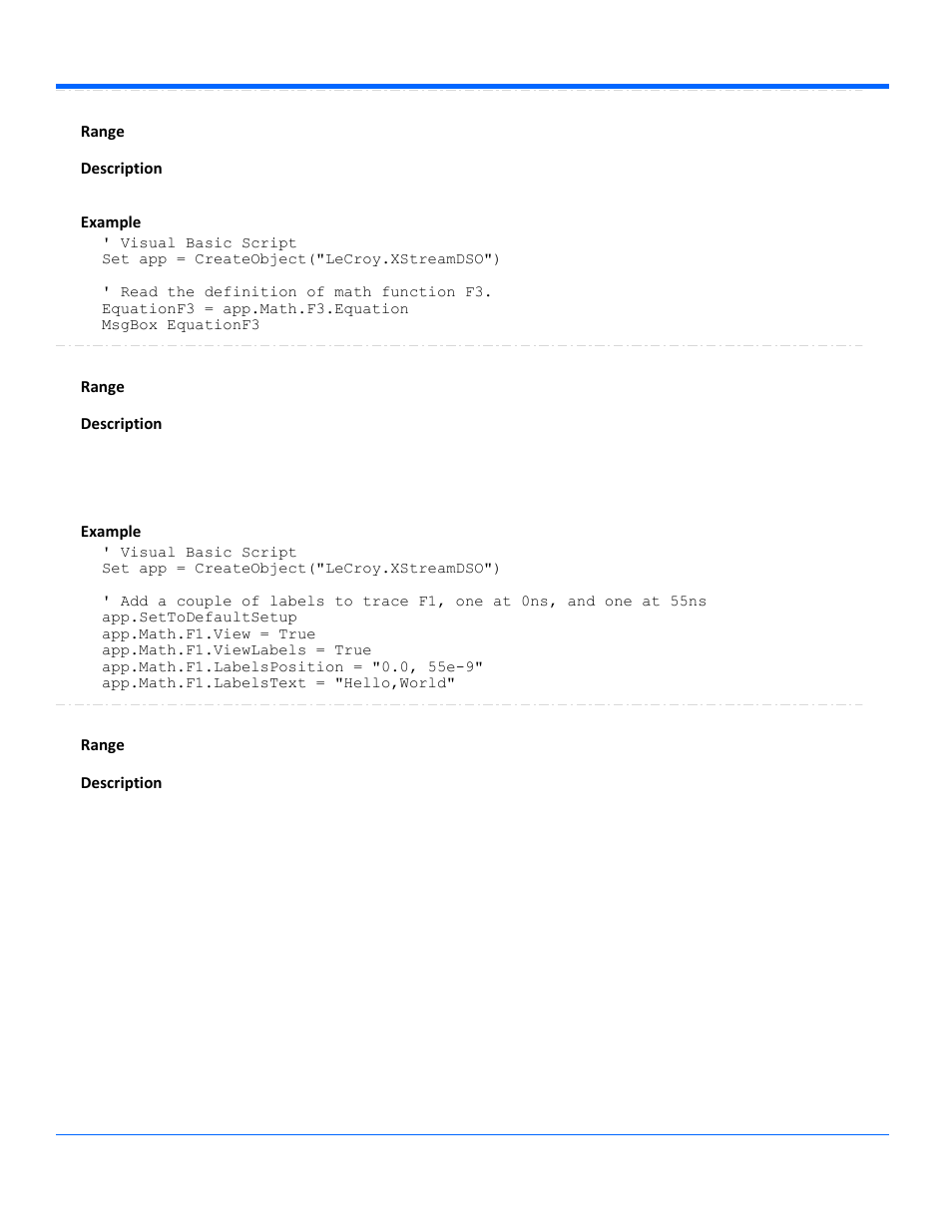 Teledyne LeCroy WavePro Automation Command User Manual | Page 153 / 667