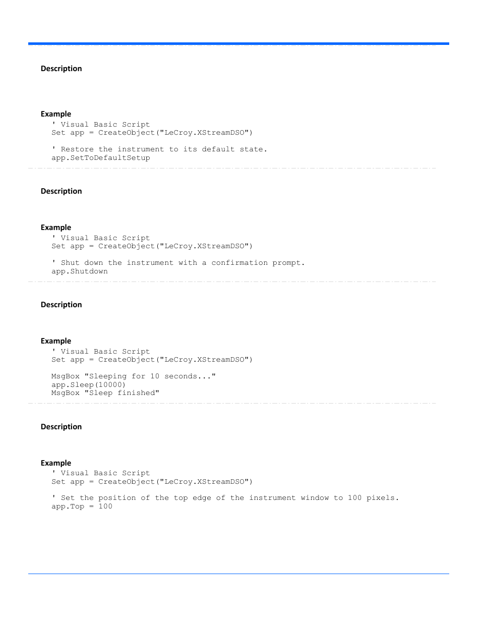 Teledyne LeCroy WavePro Automation Command User Manual | Page 19 / 667