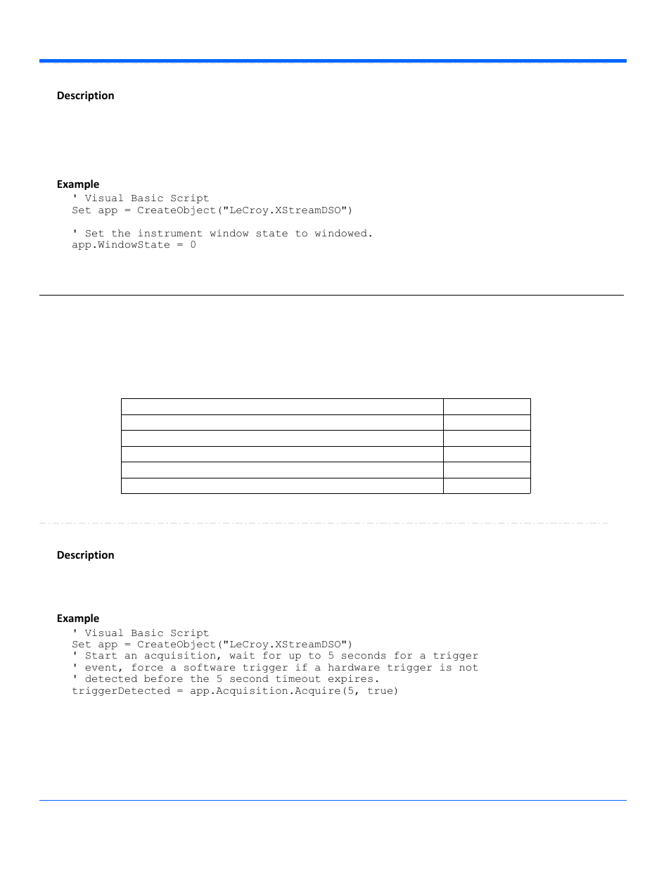 Acquisition | Teledyne LeCroy WavePro Automation Command User Manual | Page 21 / 667