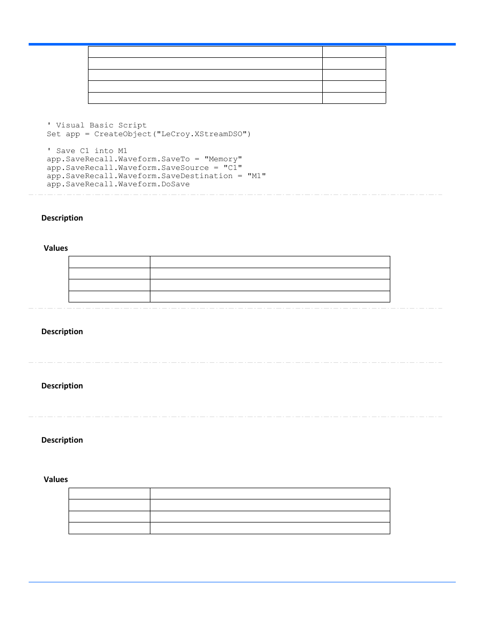 Teledyne LeCroy WavePro Automation Command User Manual | Page 219 / 667