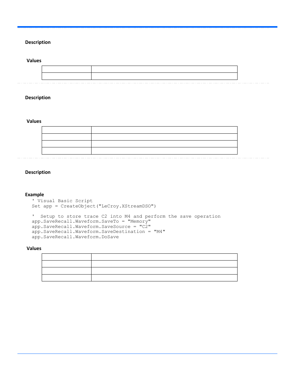 Teledyne LeCroy WavePro Automation Command User Manual | Page 220 / 667