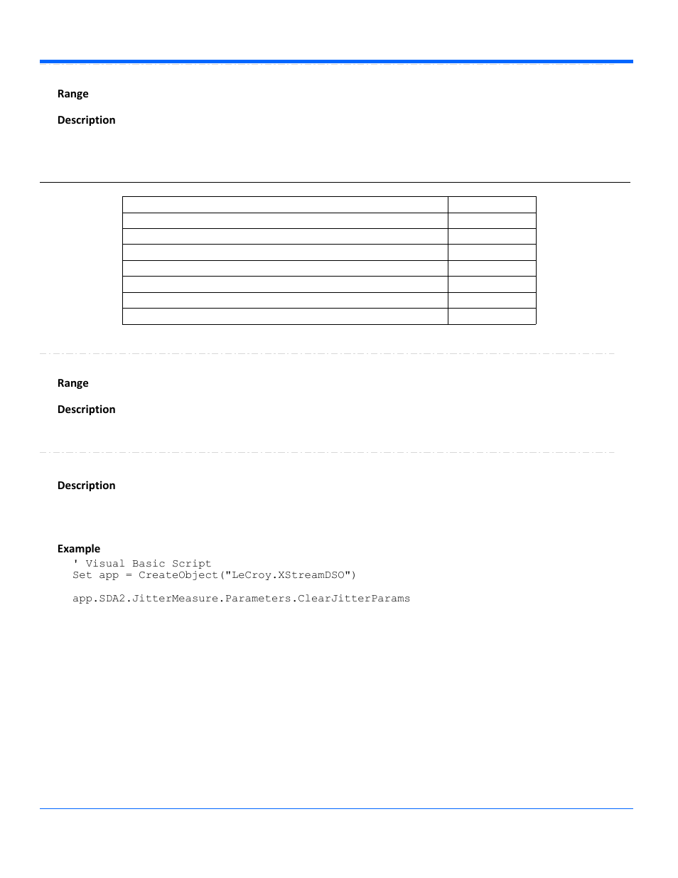 Parameters | Teledyne LeCroy WavePro Automation Command User Manual | Page 298 / 667